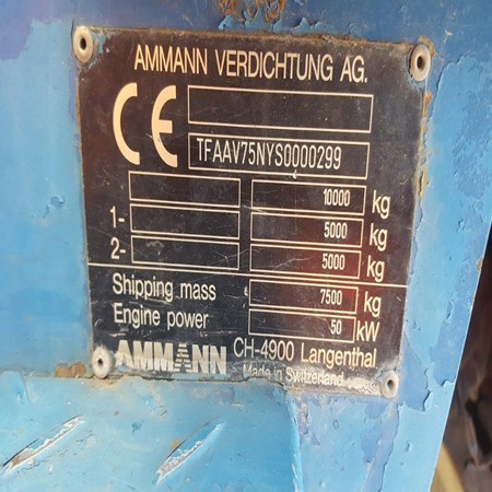 1998 AMMANN AV 75 - Used Roller for Sale